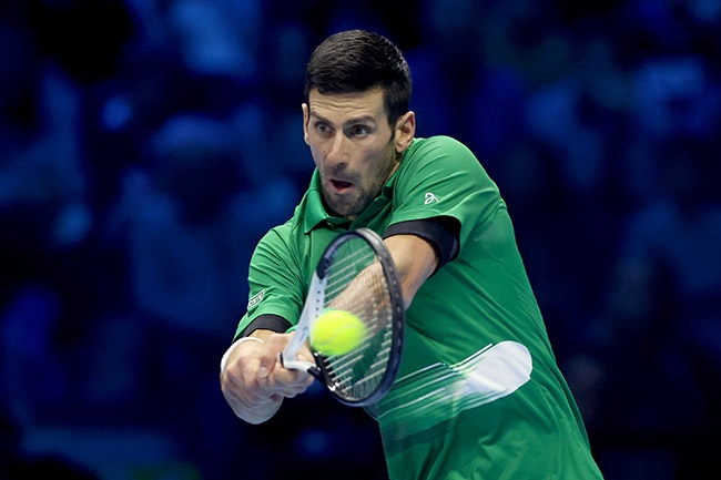Novak Djokvic. (Photo by Matthew Stockman/Getty Images)