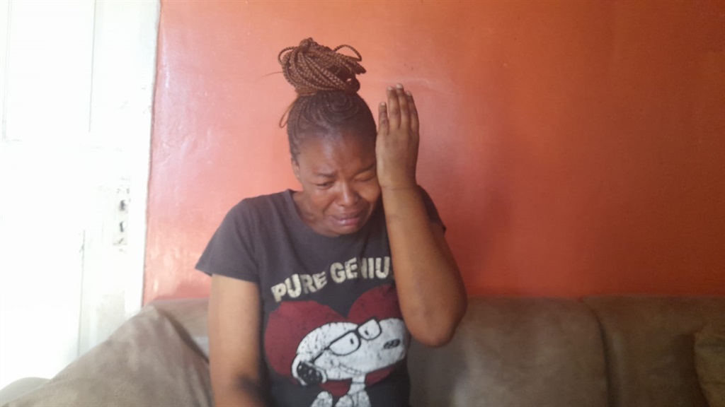Bongiwe Ntiyantiya claims cops pressed her on the ground while she was handcuffed until she defecated in her pants. Photo by Lulekwa Mbadamane