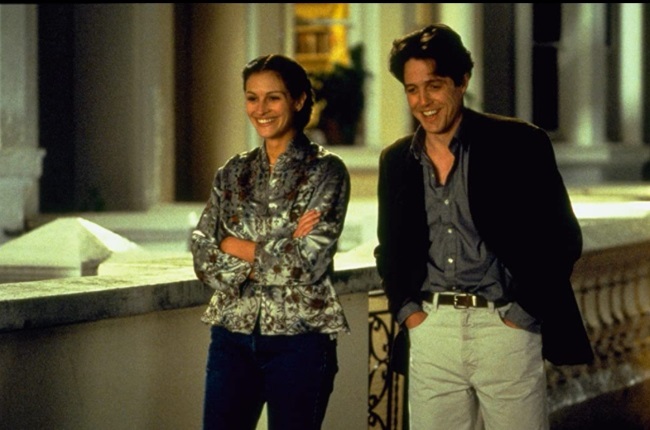 Hugh and Julia starred together in the 1999 film N