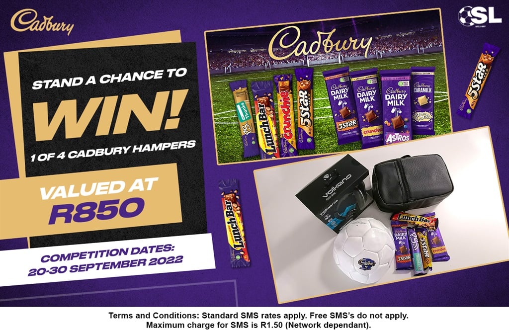 Stand a chance to win a Cadbury Hamper worth R850!