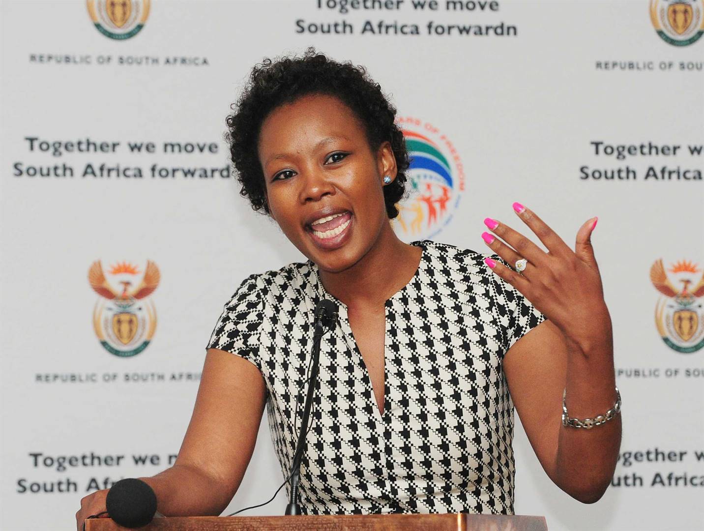 President Cyril Ramaphosa placed Minister of Communications and Digital Technologies Stella Ndabeni-Abrahams on special leave for two months – one month of which will be unpaid after it was alleged that she violated lockdown regulations.