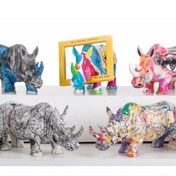 Artful Rhinos: SA artists put their stamp on wildlife conservation thanks to local initiative