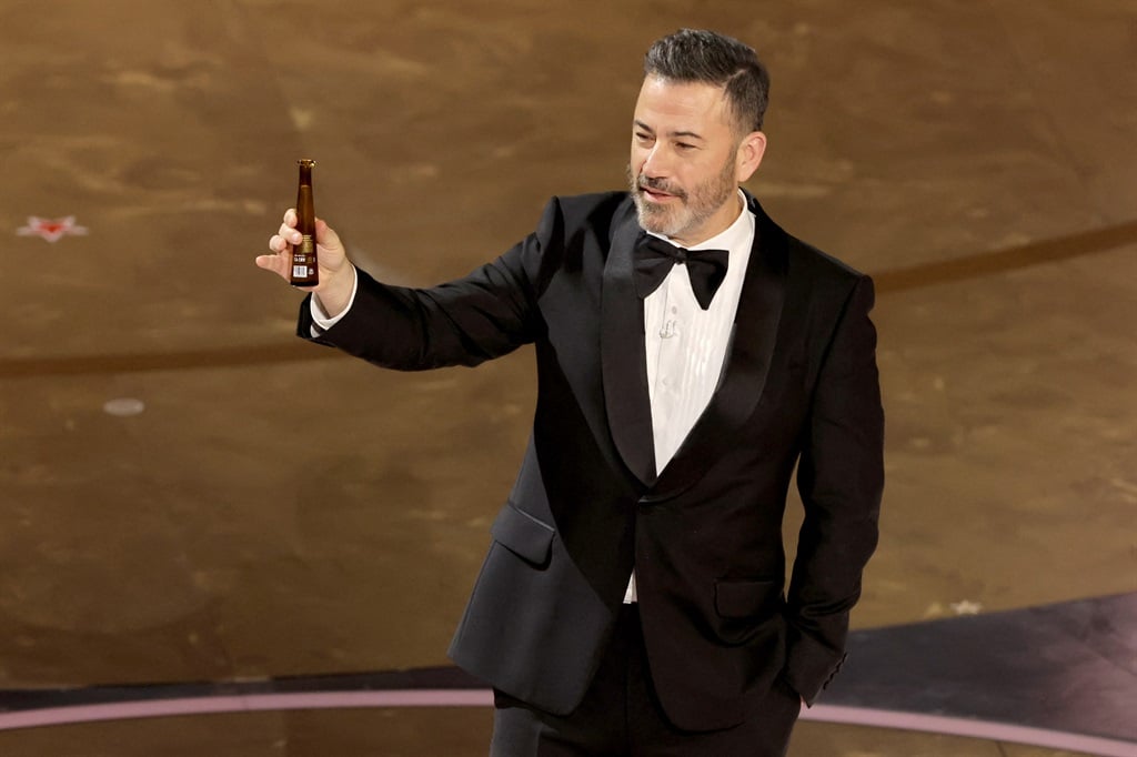 Host Jimmy Kimmel speaks onstage during the 96th A