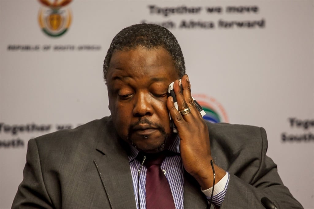 Former police minister Nkosinathi Nhleko returns from political obscurity after resigning from the ANC recently.