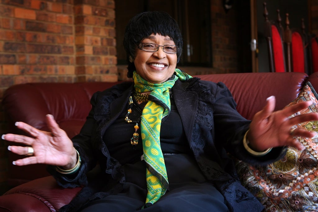 Winnie Madikizela-Mandela during an interview with City Press at her home in Soweto in 2010. Picture: Leon Sadiki