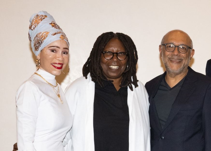 The original stars from the movie, including Whoopi Goldberg and Leleti Khumalo gathered at the Museum of Modern Art in New York for the special screening of the movie. Photo: AnantSingh_Dbn/Twitter