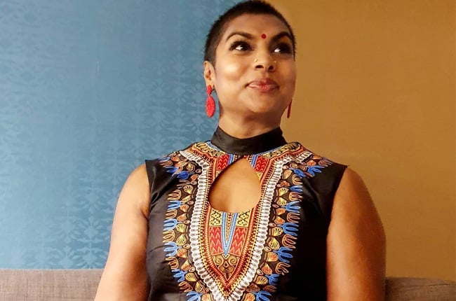 Verushka Pather blends Indian and African fashion to create unique designs.