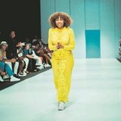 Enhle shakes up SA fashion week