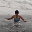 WATCH: Woman who broke her back after falling 30 feet from a cliff finds comfort in ice swimming