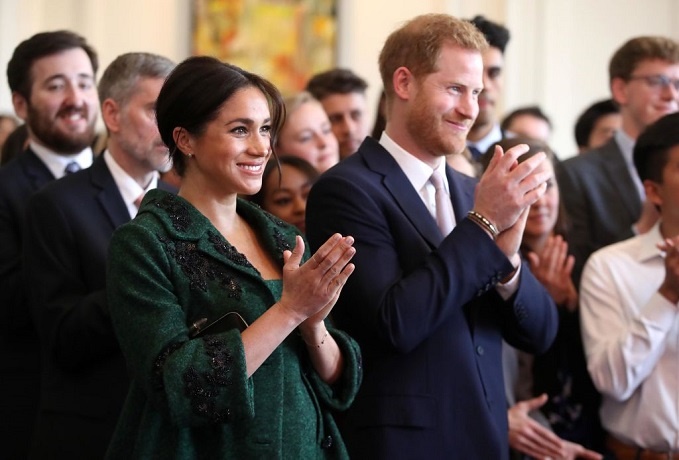 The Duke And Duchess Of Sussex Attend A Commonwealth Day Youth Event At Canada House. 