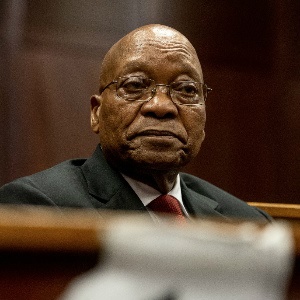 Former president Jacob Zuma appears in the Durban High Court on April 6, 2018. Zuma's case was postponed until June 8, 2018. (Picture: Yeshiel Panchia/Pool)