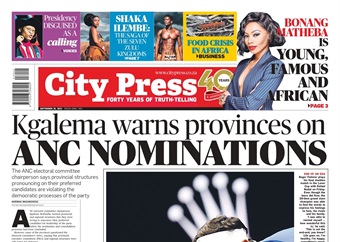 What’s in City Press: ANC heavyweight fights state capture report | SA is now a ‘mafia state’ | Maimane returns to politics with Bosa