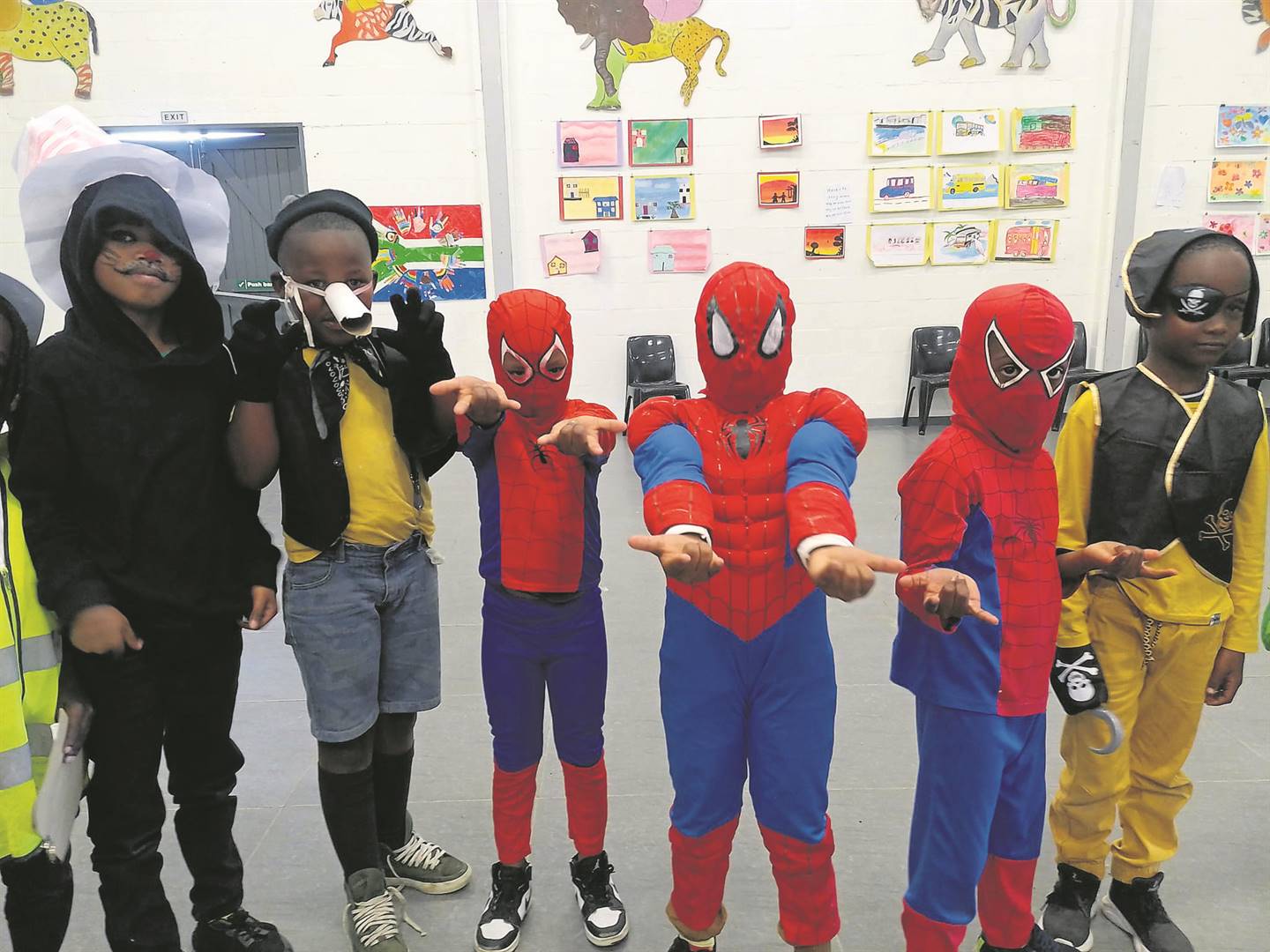 Learners dressed as their favourite characters during the school’s English Week. PHOTOS: natasha bezuidenhout