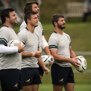 Springboks in training at the 2016 Rugby World Cup