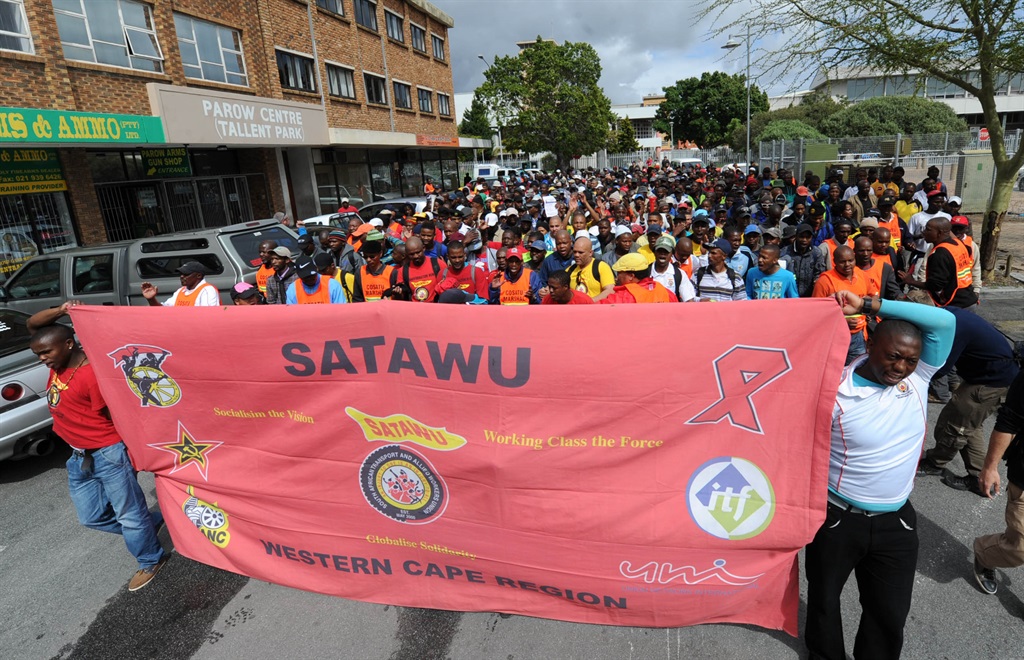 Satawu was used as a conduit to launder about R65million in pensions allegedly plundered from improvished orphans of deceased mine workers. Picture: Son