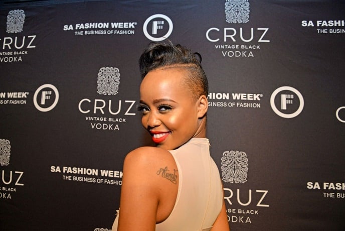 Ntando during the 2018 Official SA Fashion Week Opening Party. 
