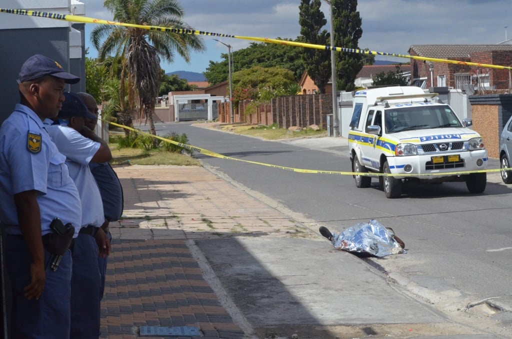 Langa residents where shocked after a man was shot in their kasi on Saturday, 13 January. Photo by Lulekwa Mbadamane