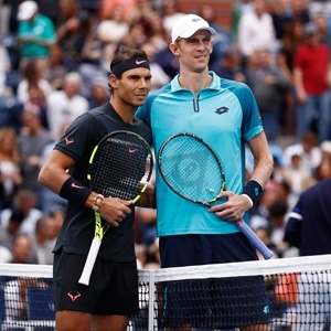 Rafael Nadal and Kevin Anderson (AP)
