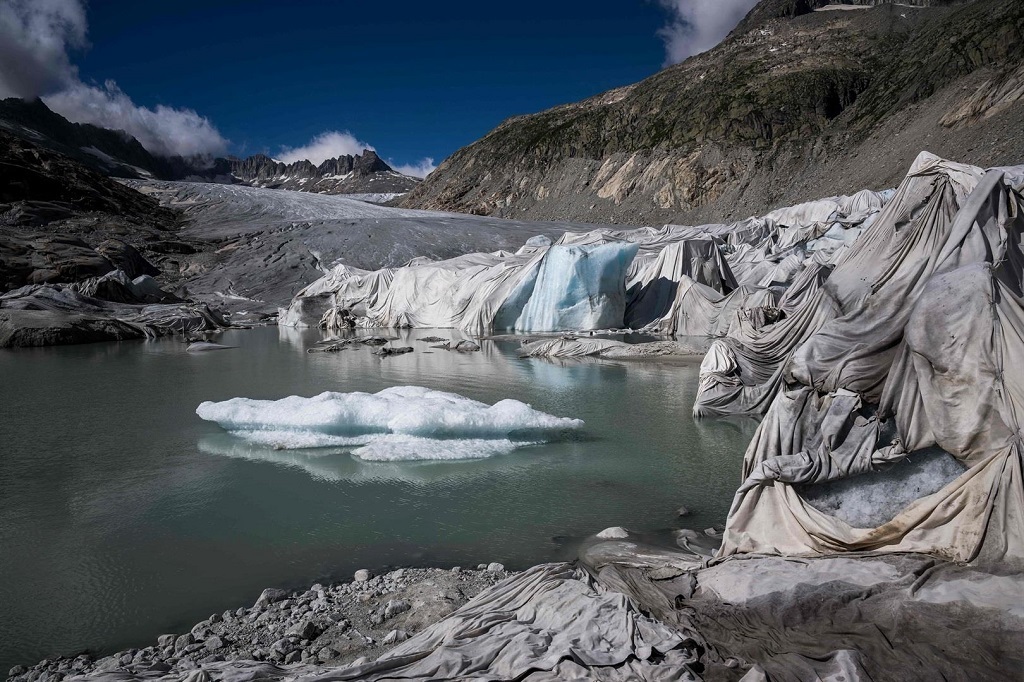 In 2022 Swiss glaciers recorded their worst melt rate since records began.
