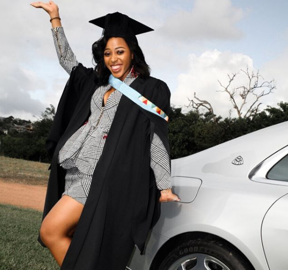 Sbahle Mpisane on her graduation day.
Photo: Instagram