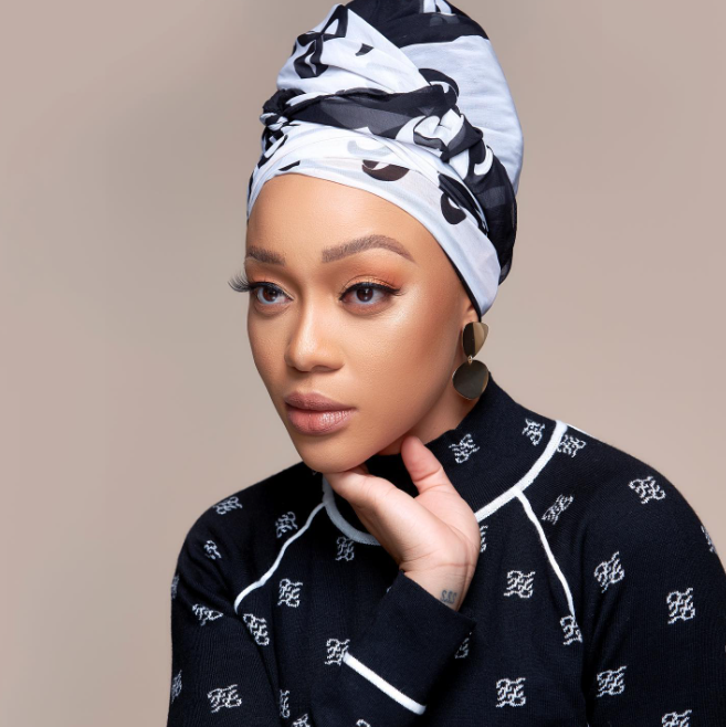 Thando Thabethe announces her shapewear is now available on Uber Eats