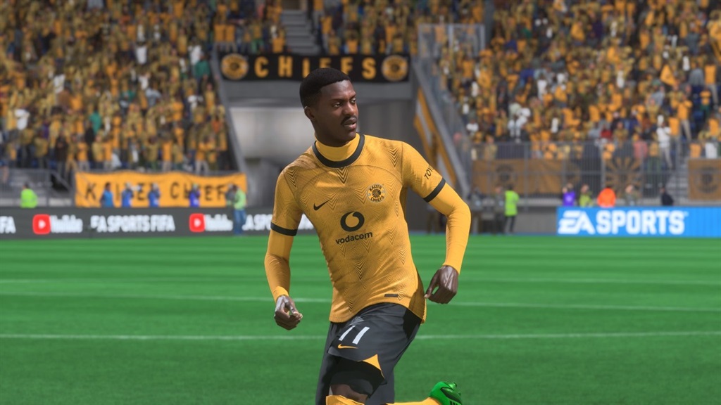 FIFA 23's rendition of Kaizer Chiefs' number 11 Khama Billiat.