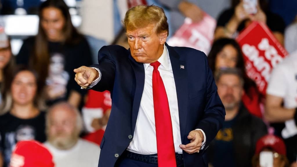 News24 | 'Left wing' conspiracy: Trump plays off his $355m fraud fine as 'election interference' at rally