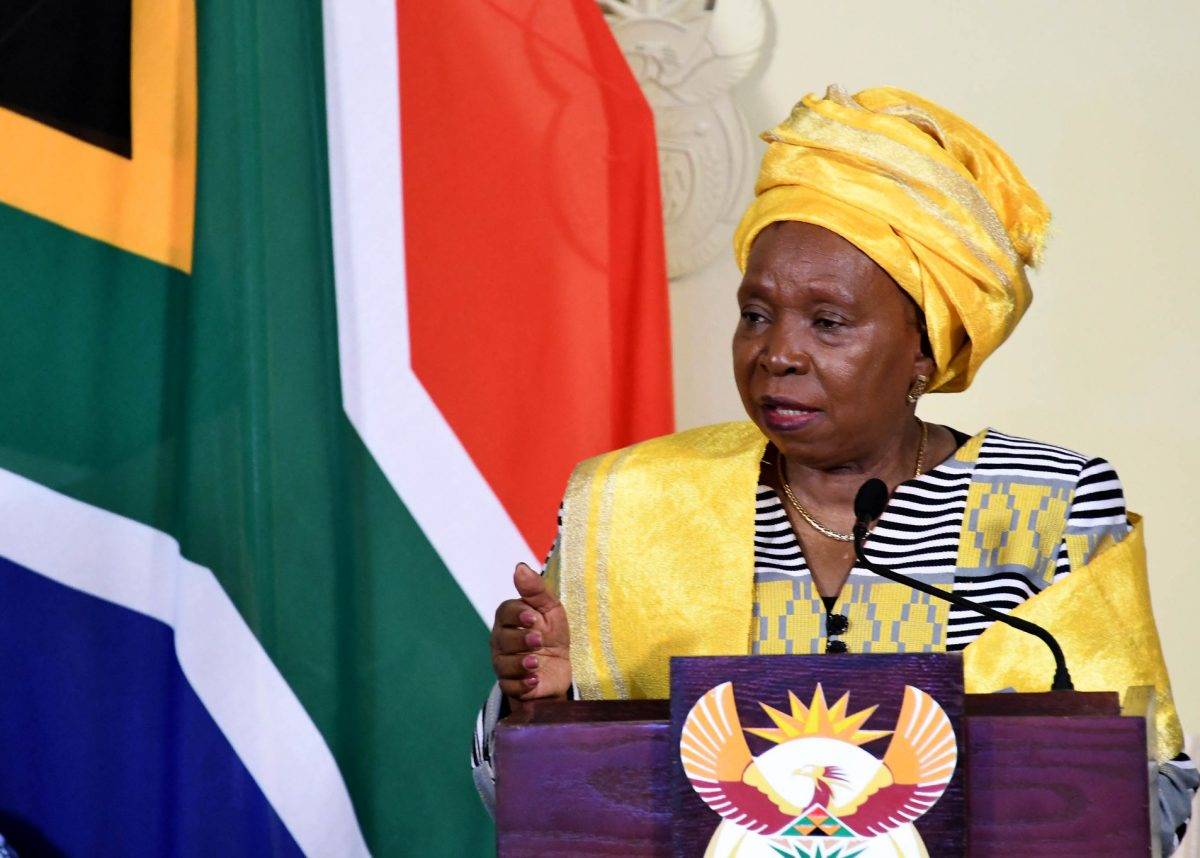 Former Cogta minister Nkosazana Dlamini-Zuma  Photo: Archive