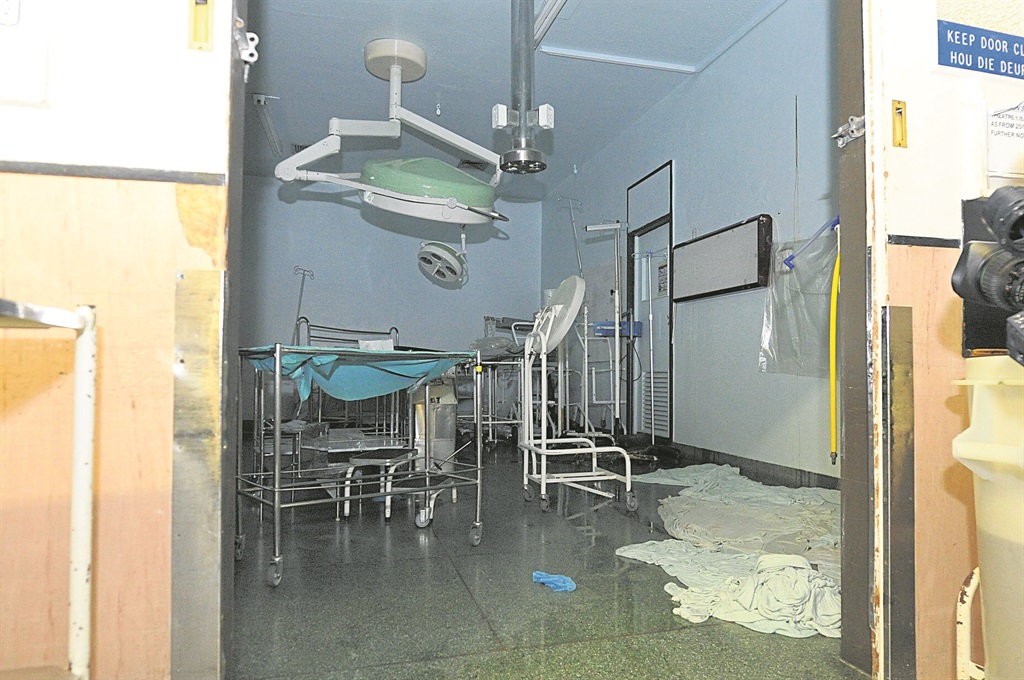 Even operating theatres were damaged by the storm at King Edward VIII Hospital and Denosa said conditions were too bad for its members to work under. Photo by Jabulani Langa