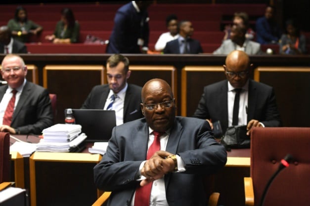 Former president Jacob Zuma in court. (PHOTO: Felix Dlangamandla)