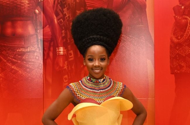 Thuso Mbedu plays the role of a young warrior, Nawi on the movie, The Woman King.