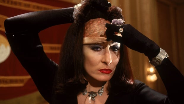 Anjelica Houston as the Grand High Witch in The Witches. Picture: Warner Bros