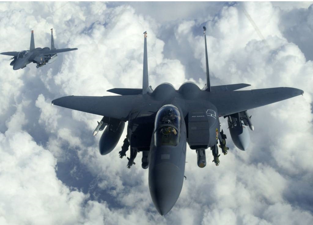 F-15 US Air Force fighter plane.