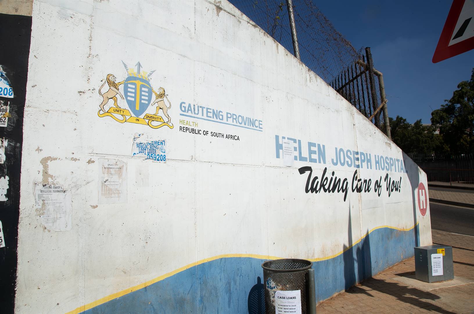 The Helen Joseph Hospital is one of the health facilities that is exempted from load shedding Photo: Luba Lesolle / gallo images