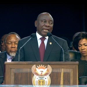 Cyril Ramaphosa was inaugurated as the president of the country at the Loftus Versfeld stadium in Pretoria on Saturday.  
