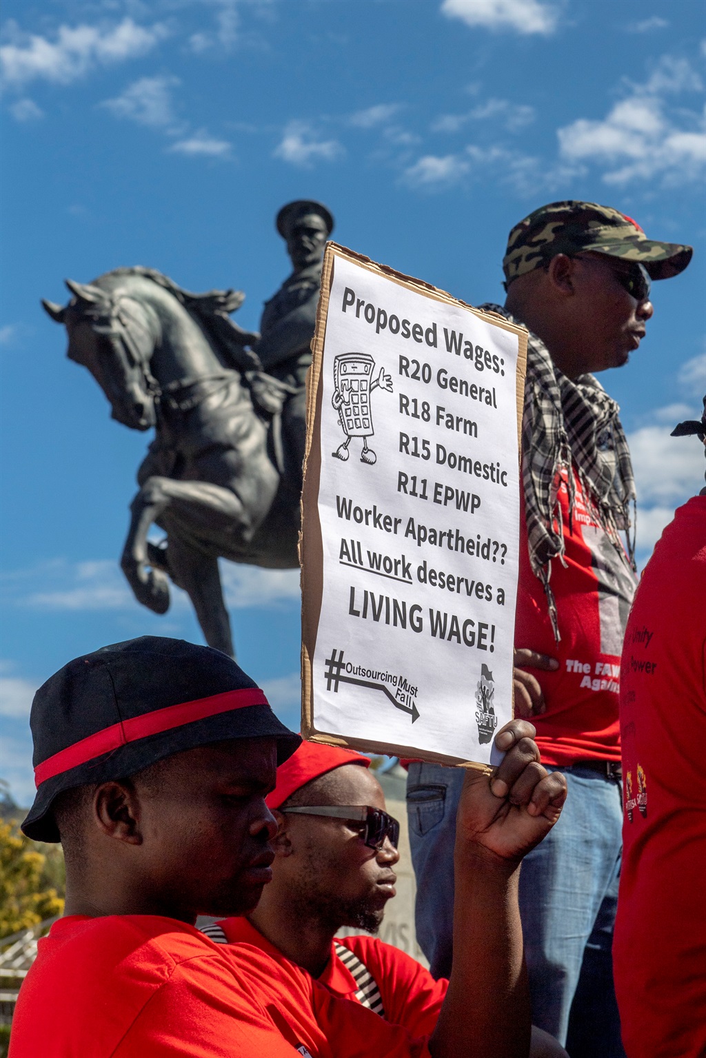 Saftu rejects the proposed minimum wage of R20 an hour for general workers. PHOTO: Jaco Marais