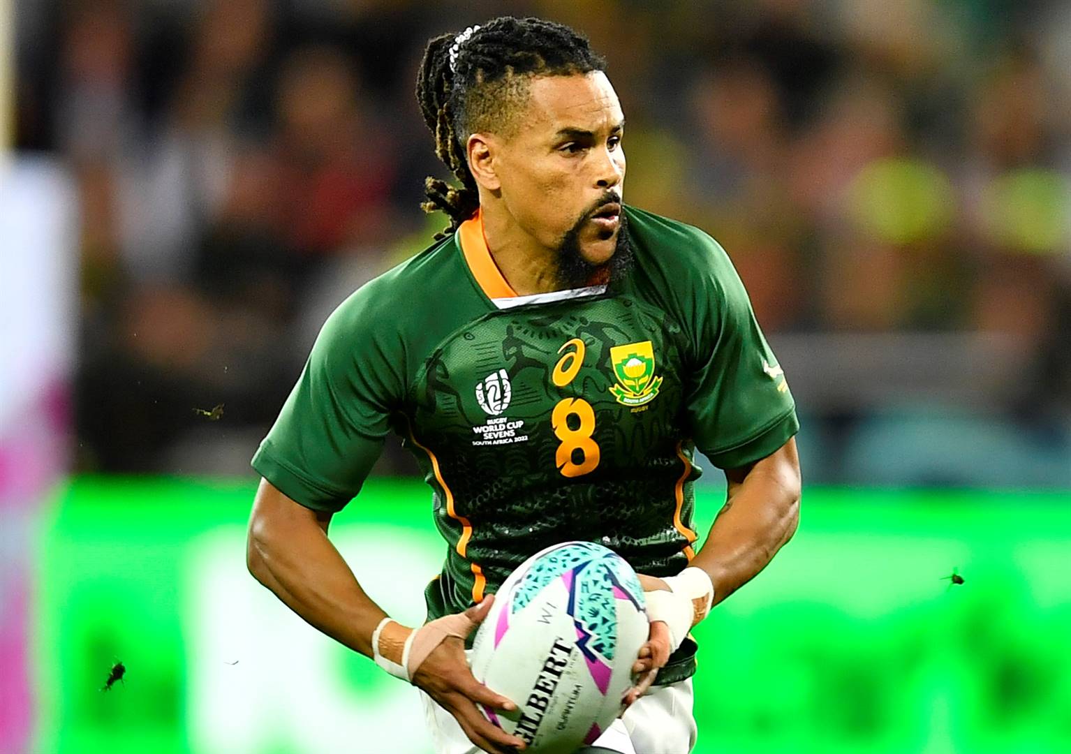 Selvyn Davids will lead the Springbok Sevens team for the 2024 HSBC SVNS series.