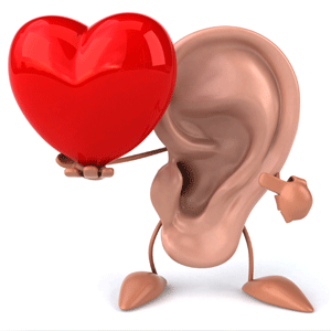 Ear and heart realationship