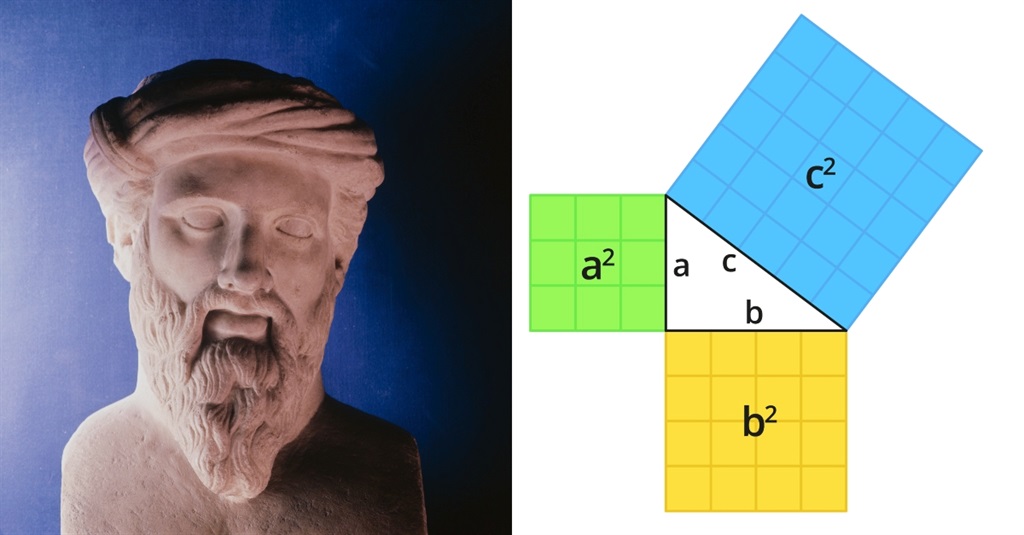 Die filosoof en wiskundige ­Pythagoras is ’n belangrike figuur in die geskiedenis.