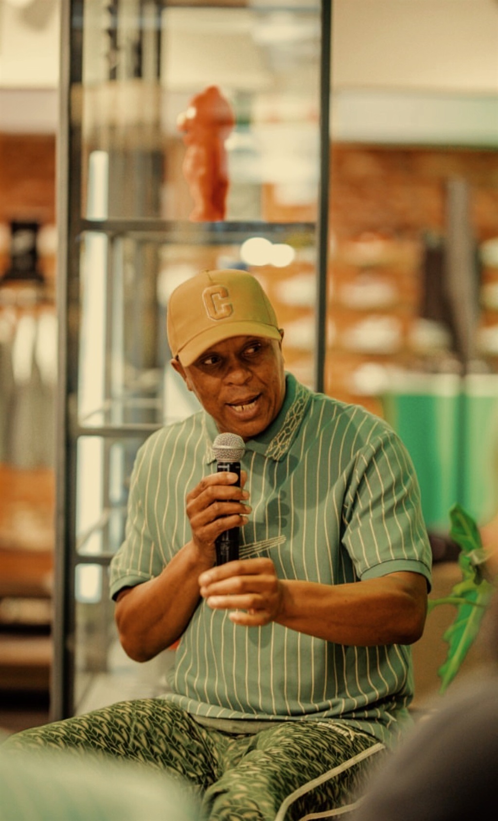 Doctor Khumalo at the PUMA Players' Lounge Collect