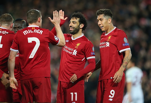 Liverpool took a big step towards the Champions League final with a 5-2 win over AS Roma in their semi-final, first leg at Anfield on Tuesday.