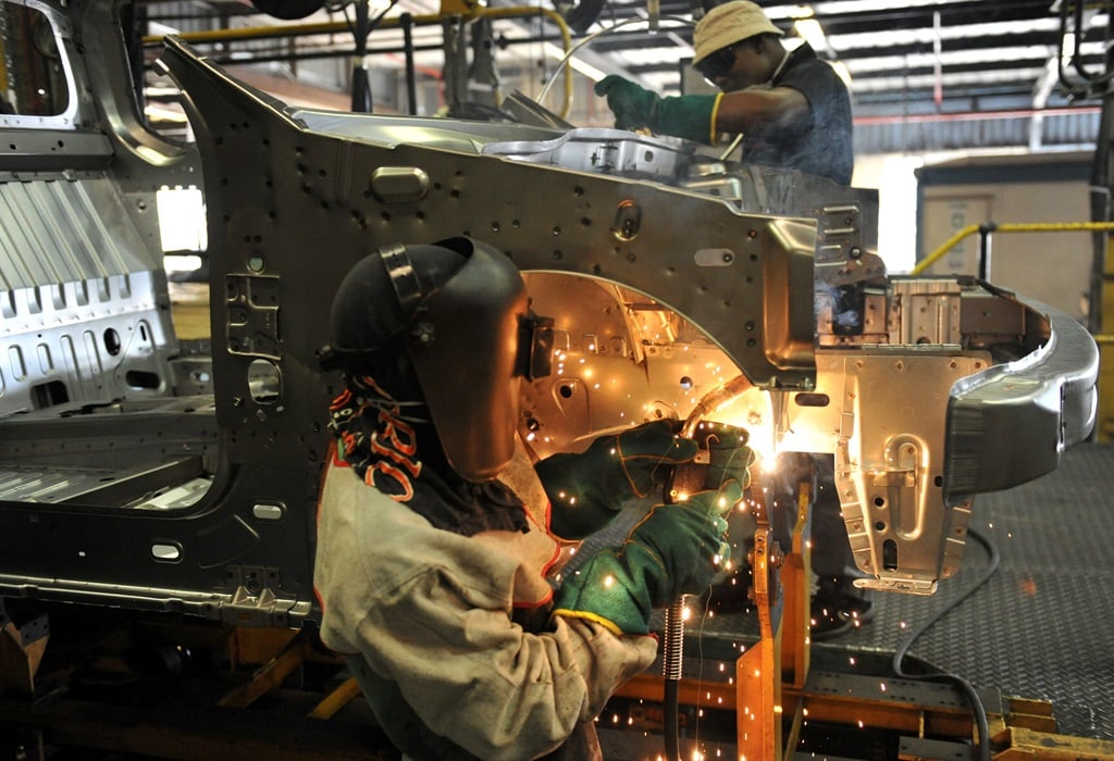 In the second quarter, manufacturing declined by 5.9% and shaved off 0.7% of GDP growth. Photo: Lucky Nxumalo/City Press/Gallo Images/Getty Images