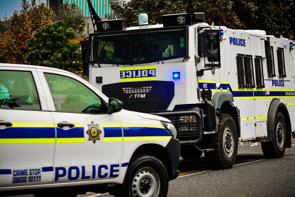 A girl died after police raided a property in Elsies River, Cape Town on Sunday. (Alfonso Nqunjuna/News24)