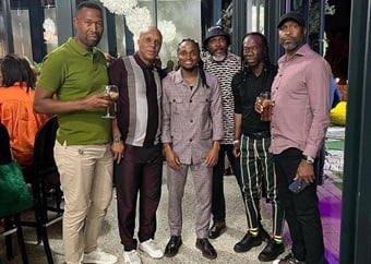 SA football legends show up in high fashion at Doctor Khumalo’s docuseries launch