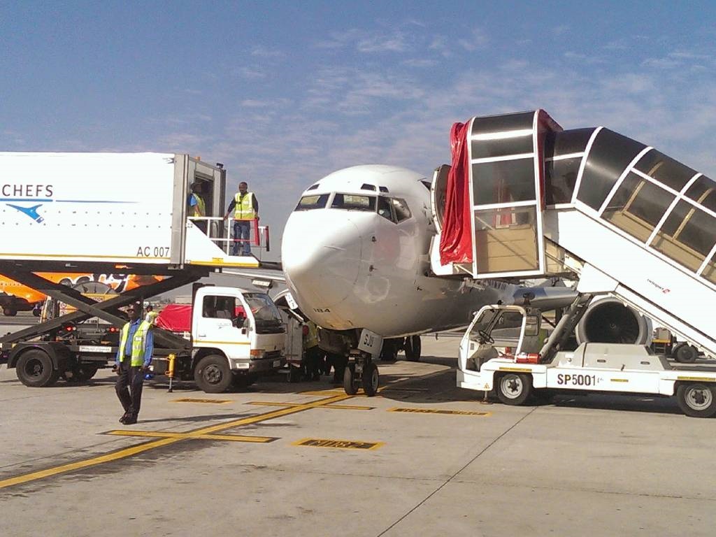 The five airport employees were arrested on Thursday for alleged drug trafficking. Photo by Duncan Alfreds, News24