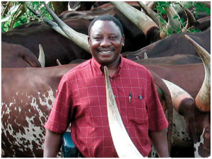 Cyril Ramaphosa Sa S President And Biggest Ankole Farmer Drum