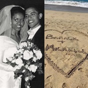 Michelle and Barack Obama share sweet love notes to mark 30 years together - 'I won the lottery'