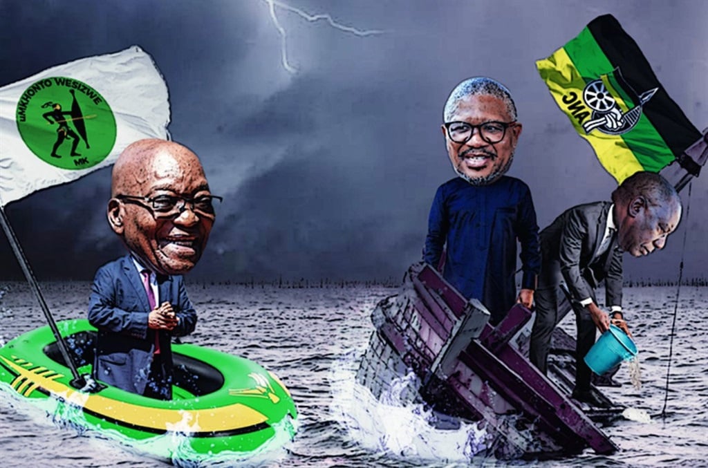 In the grand theatre of South African politics, where truth and deception dance a tango, Mbalula's revelation is a moment of both comedy and tragedy. 
Graphic: Mahir Ebrahim/SNL24