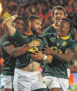 The Springboks are on the verge of winning the Rugby Championship.   Picture: Gordon Arons / Gallo Images