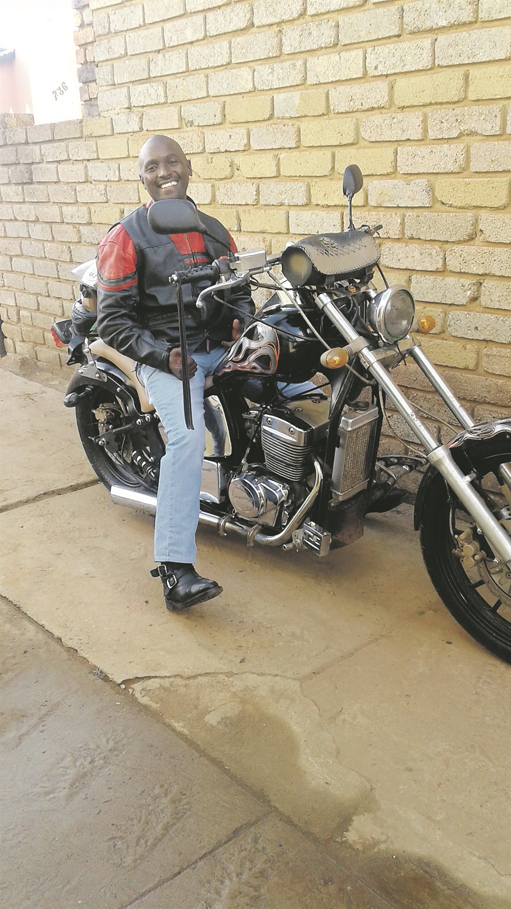 Mandla Zililo from Sebokeng loves cruising Mzansi roads on his monster bike.